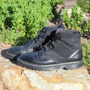 Canvas-Leather Dr. Martens